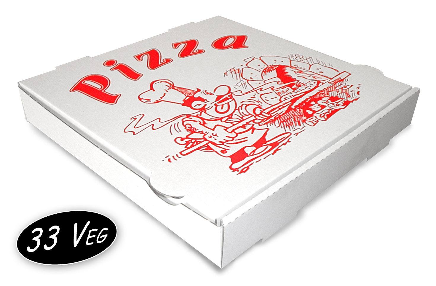 CARTONS PIZZA NY33X33X4,5 VEG !