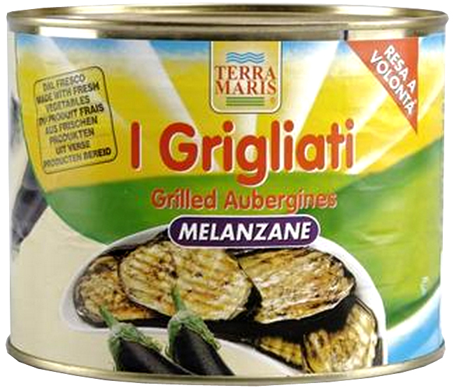 AUBERGINES GRILLEES BOITE 2KG