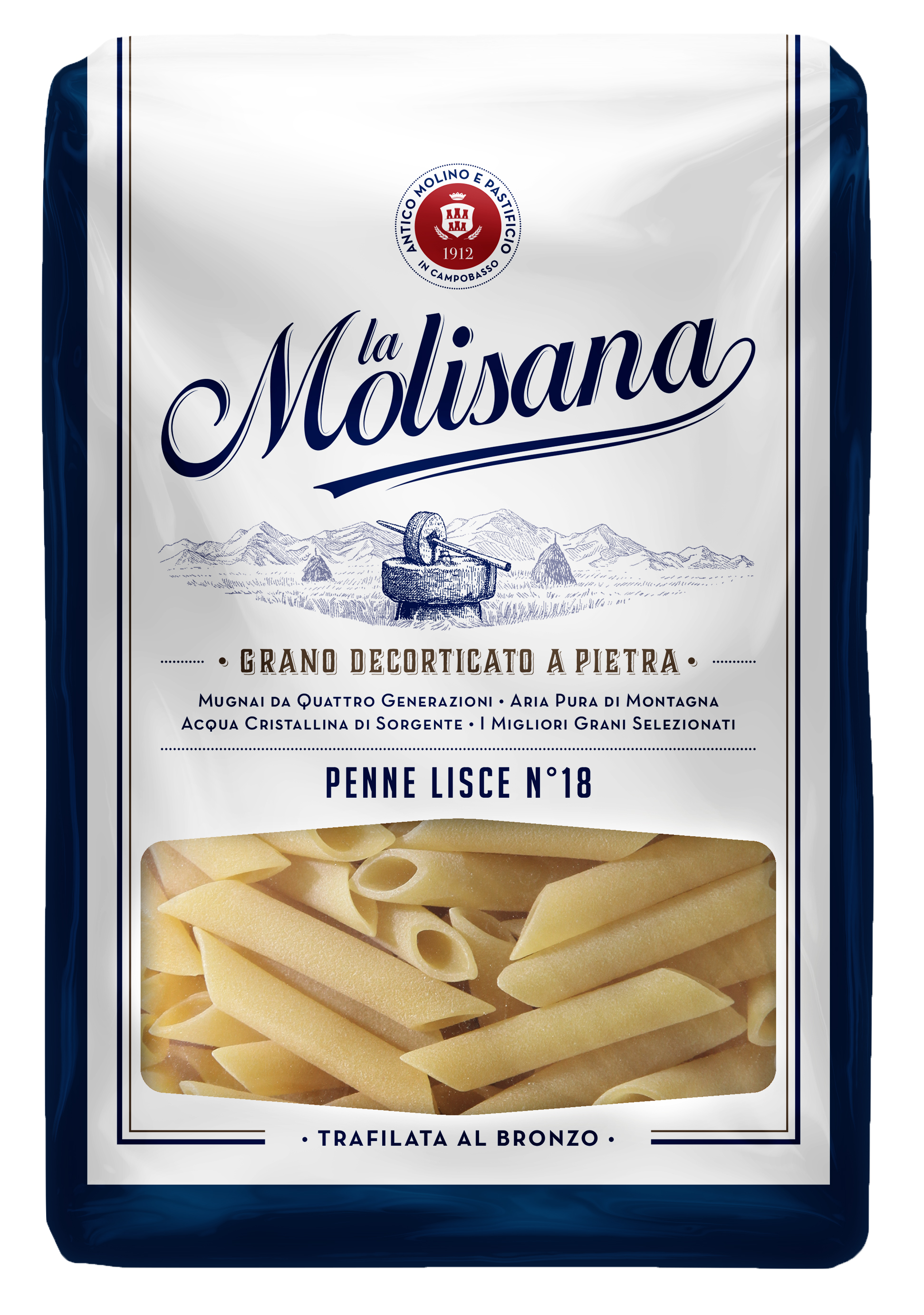 PENNE LISCE 500G N°18 BRONZE
