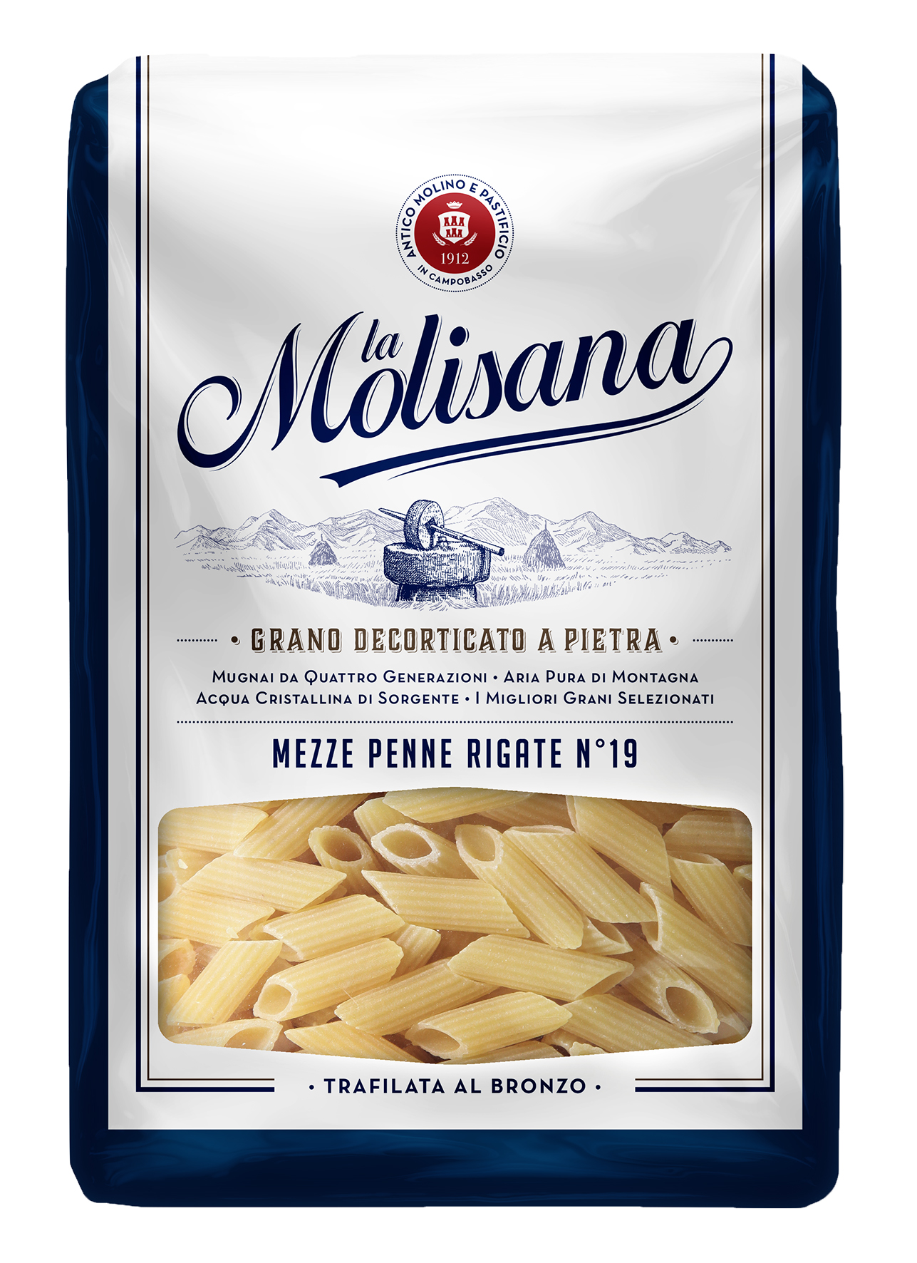 MEZZE PENNE RIGATE 500G N°19 BRONZO