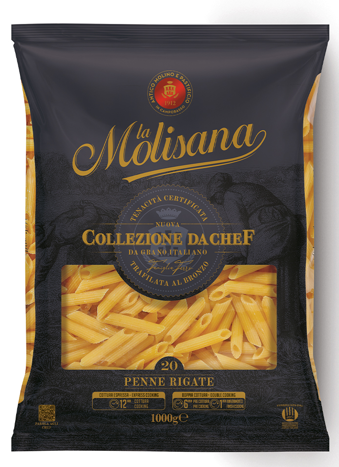 PENNE RIGATE N°20 1 KG BRONZE COLLEZIONE CHEF