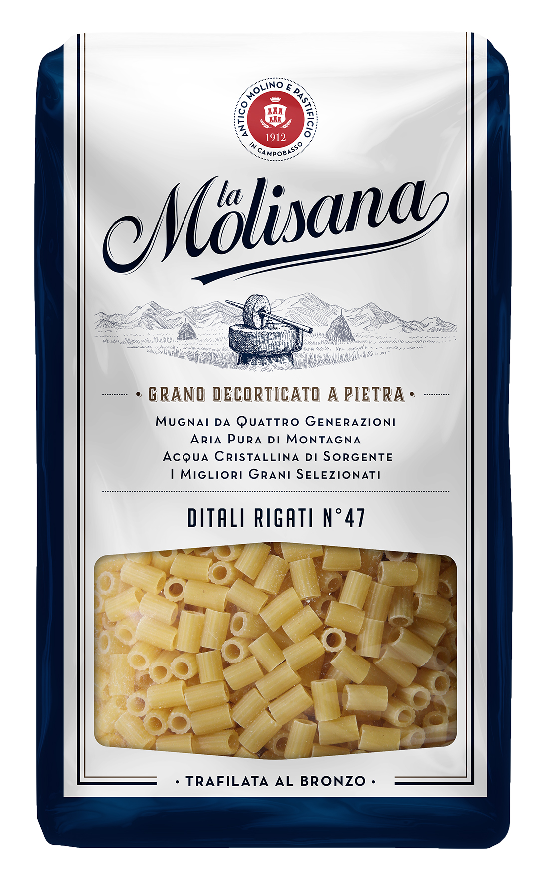 DITALI RIGATI 500 GR N° 47 BRONZE