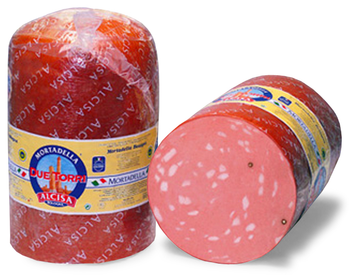 MORTADELLA IGP DUE TORRI AUX PISTACHES SV/2 15KG