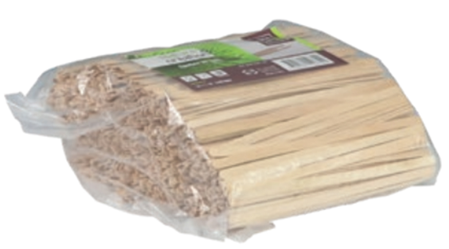 AGITATEUR BOIS 140MM - 1000PC