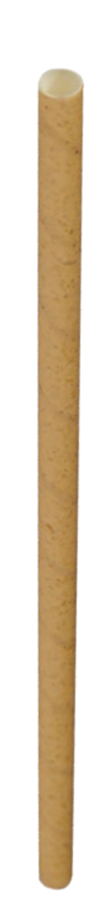 PAILLES PAPIER 20CM X 6MM - 250 PC - MARRON