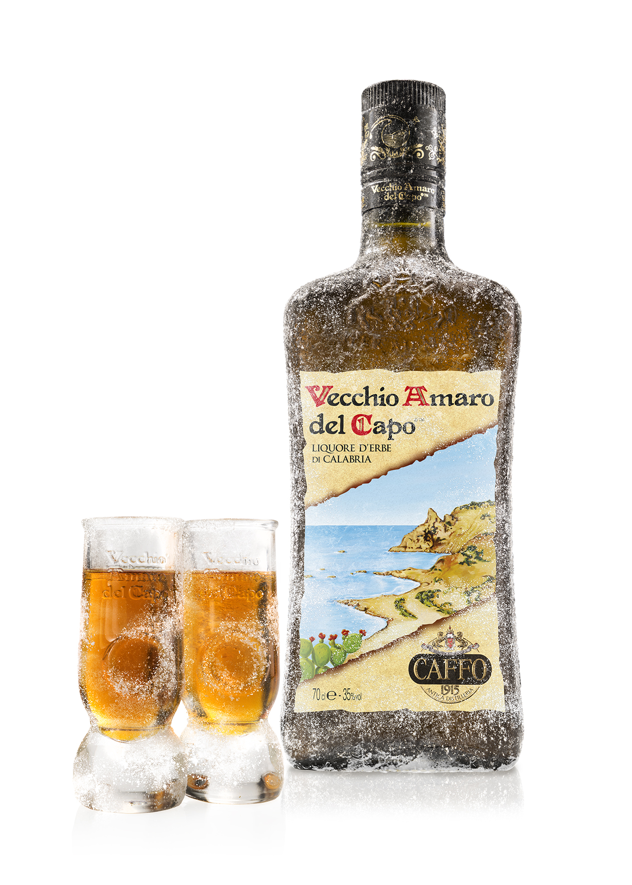 AMARO DEL CAPO 35% COFFRET 70 CL+2VERRES