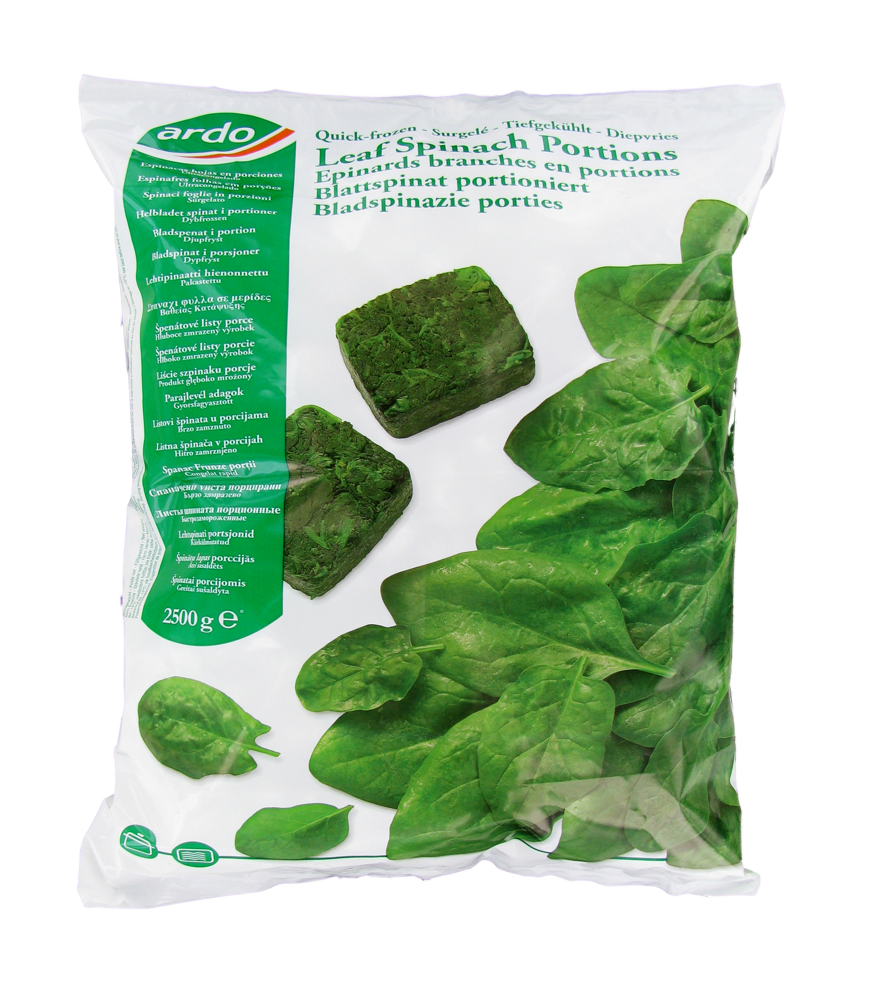 EPINARDS BRANCHES CUBES 2.5KG