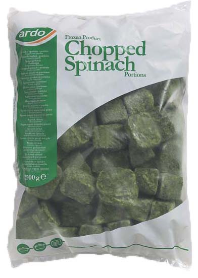 EPINARDS HACHES PORTIONS 50G - 2.5KG
