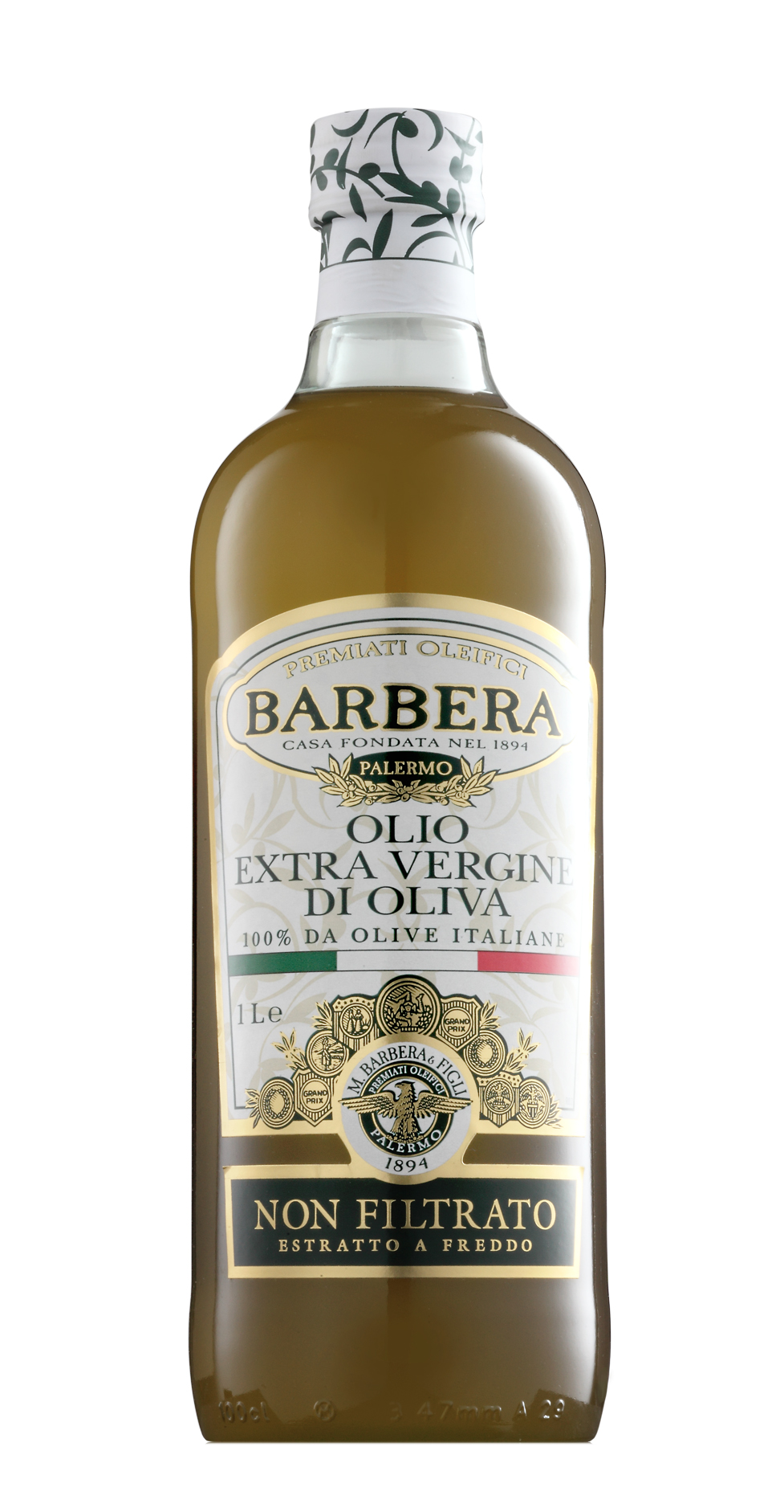 HUILE NON FILTREE D'OLIVE EXTRA VIERGE 1L