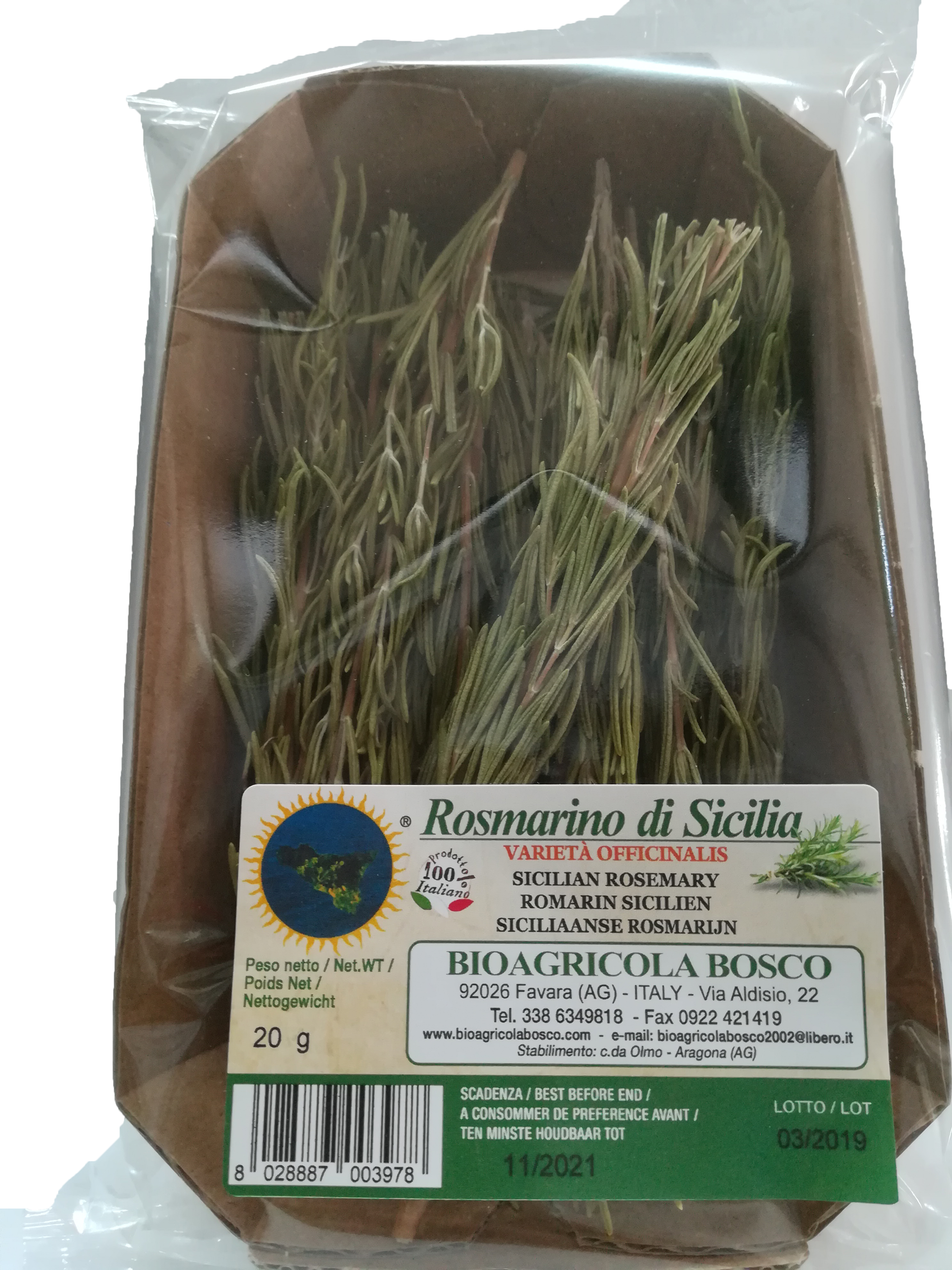 ROMARIN DE SICILE 20G RAVIER