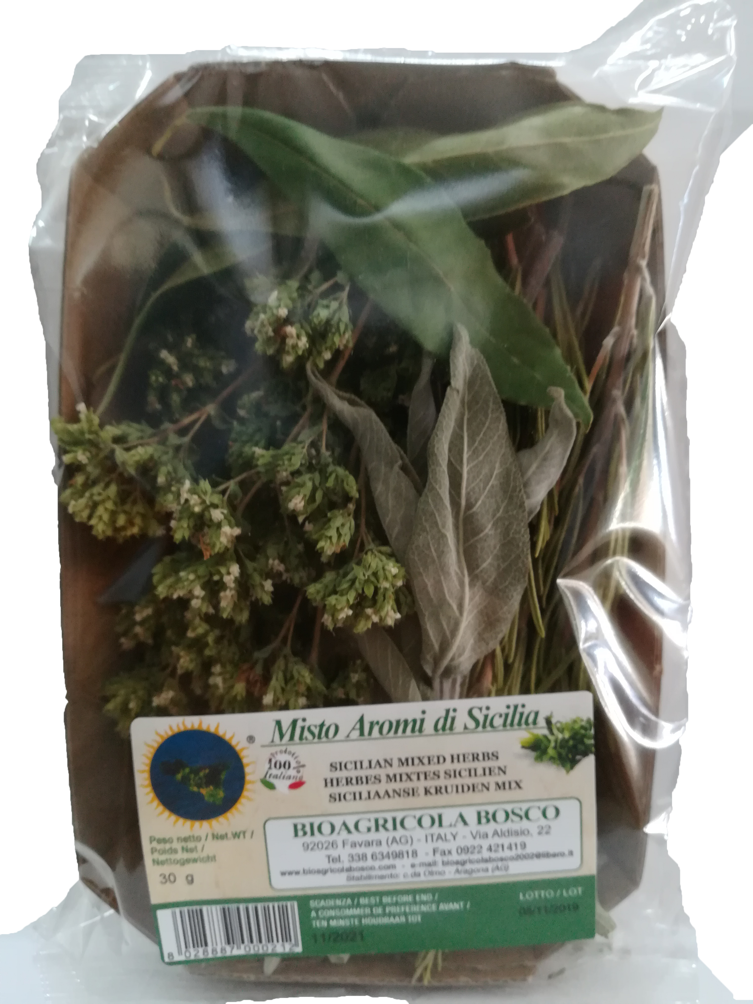 MIX EPICES DE SICILE 30G RAVIER