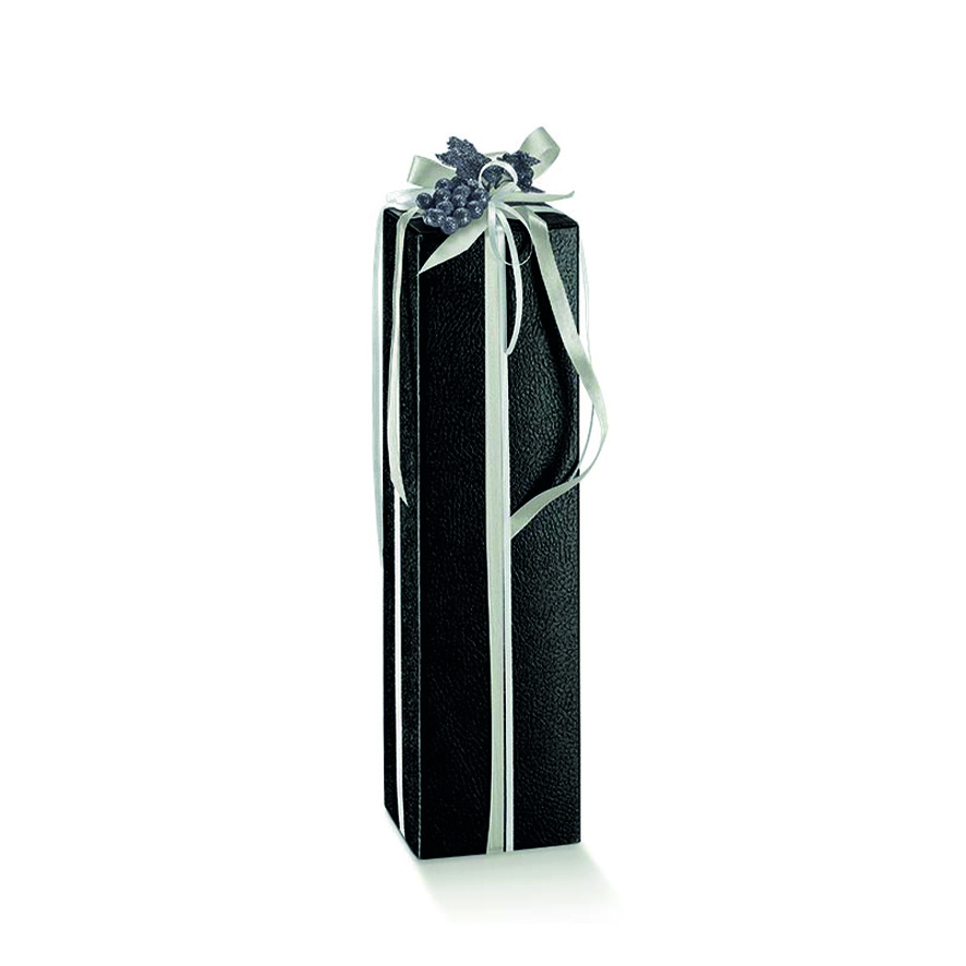 BOITE 1 BOUTEILLE CHAMPAGNE NOIR 10X10X34***42CT