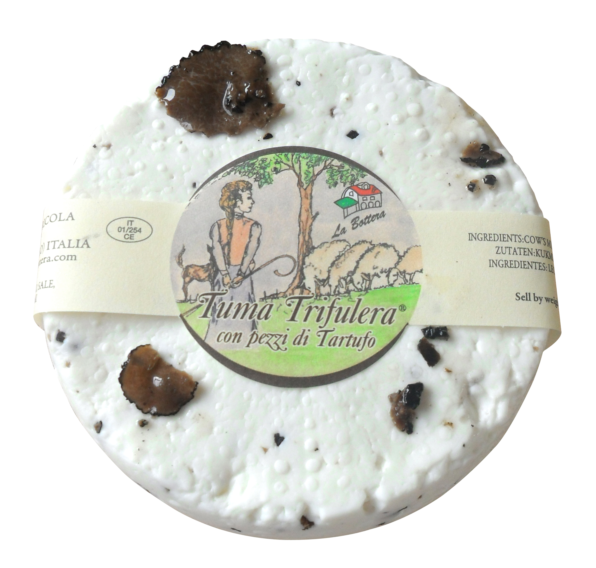 TOME TRIFULERA AVEC MORCEAUX DE TRUFFE 200G PV