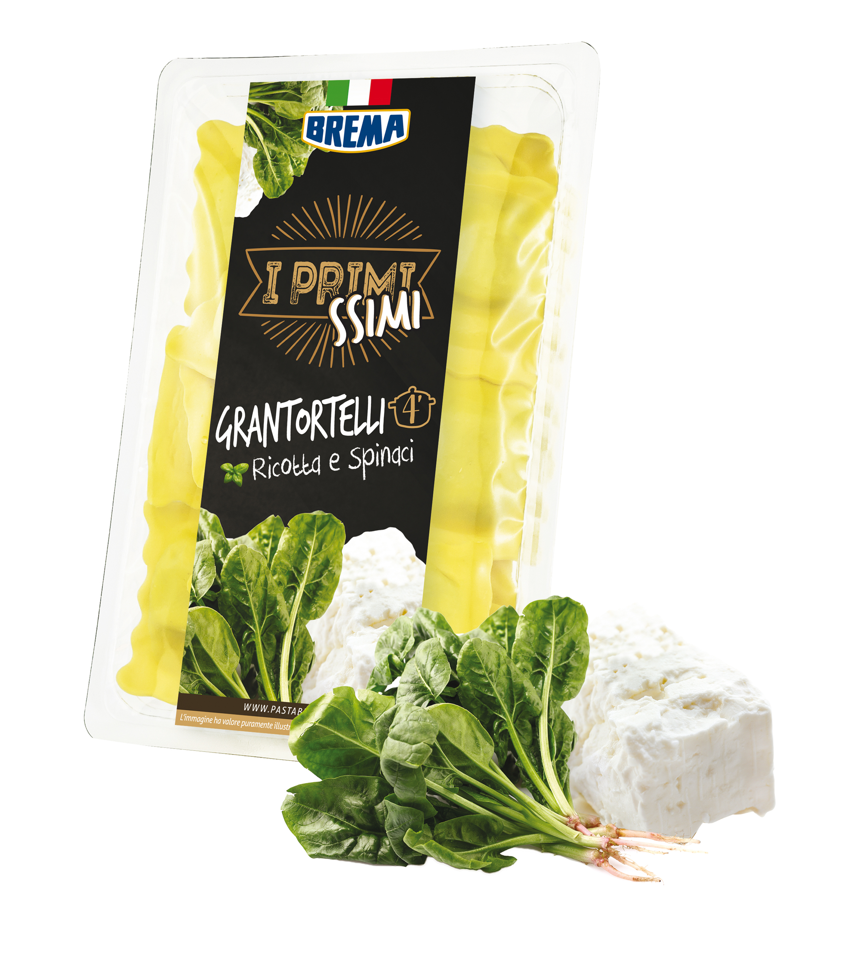 GRANTORTELLI EPINARD RICOTTA 250G (22G/PC)