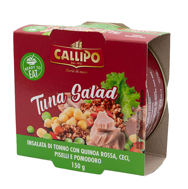 TONNO CON QUINOA ROSSO CECI E POMODORO 150GR