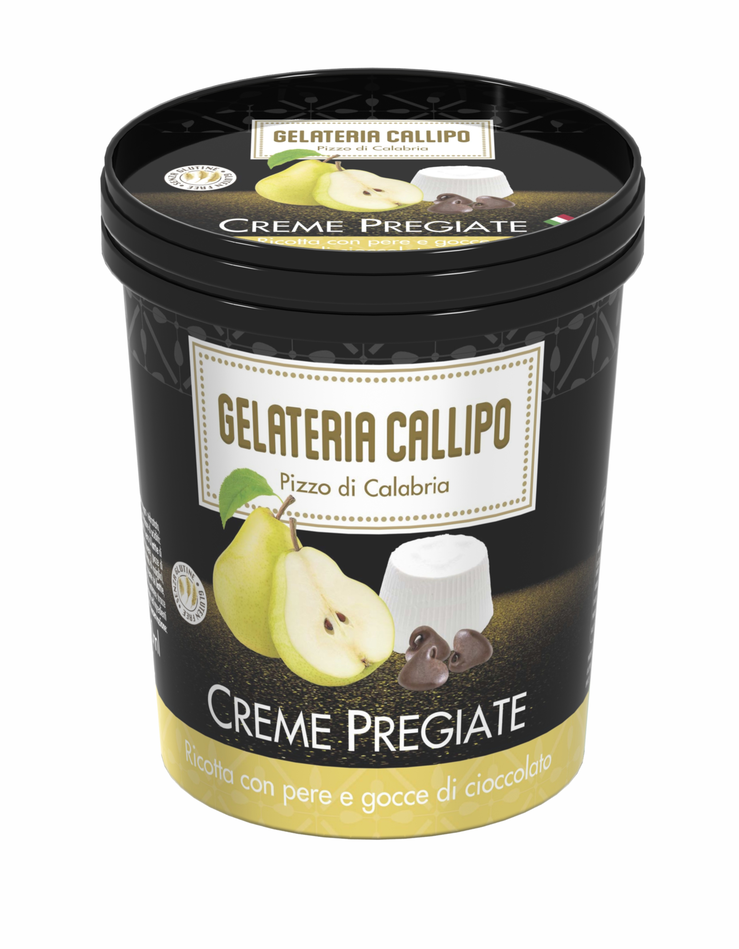 GLACE PREGIATE RICOTTA POIRE CHOCO 310G(500ML)