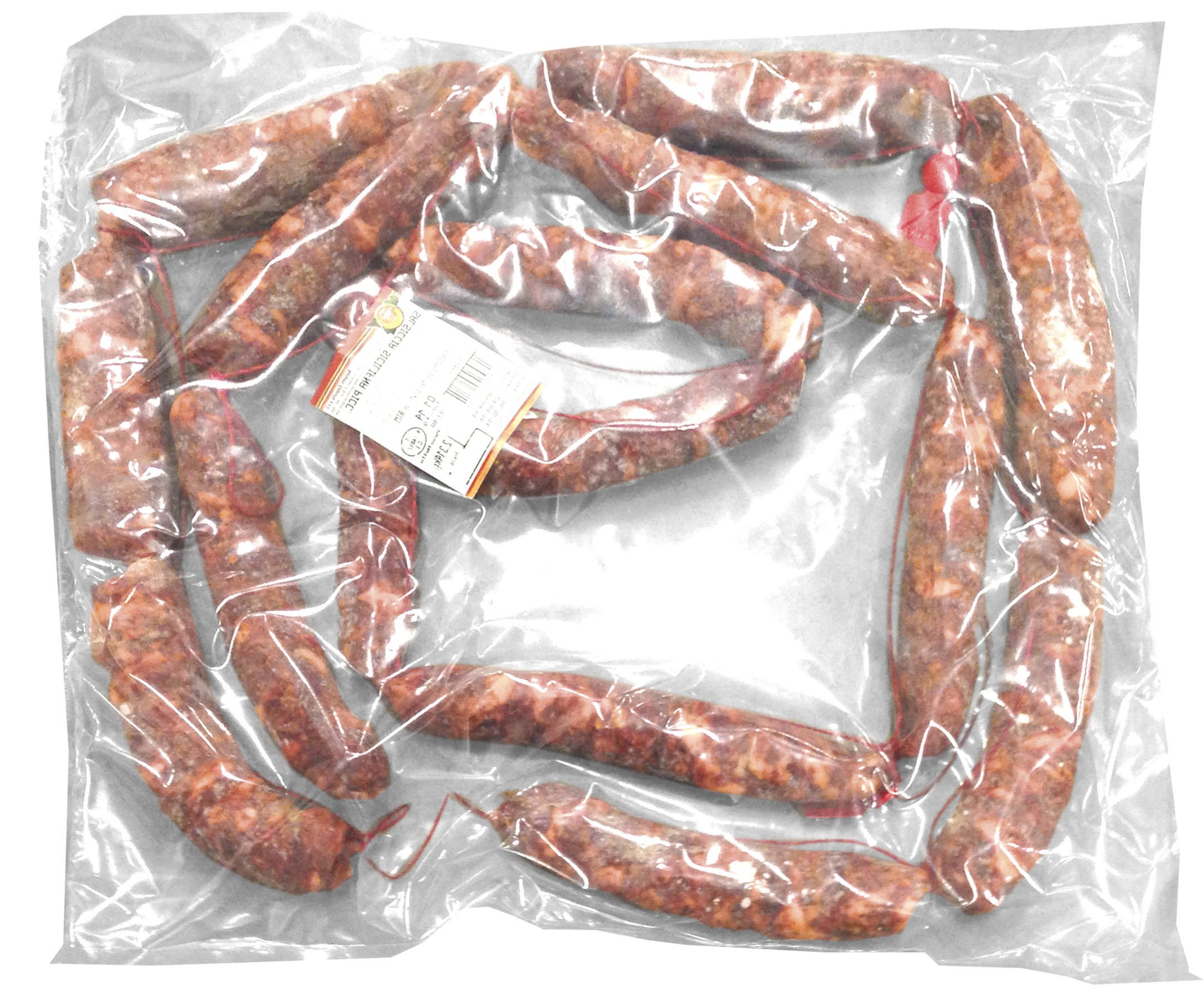 SAUCISSE SICILIENNE DOUCE FENOUIL 1,2KG (8X150G)