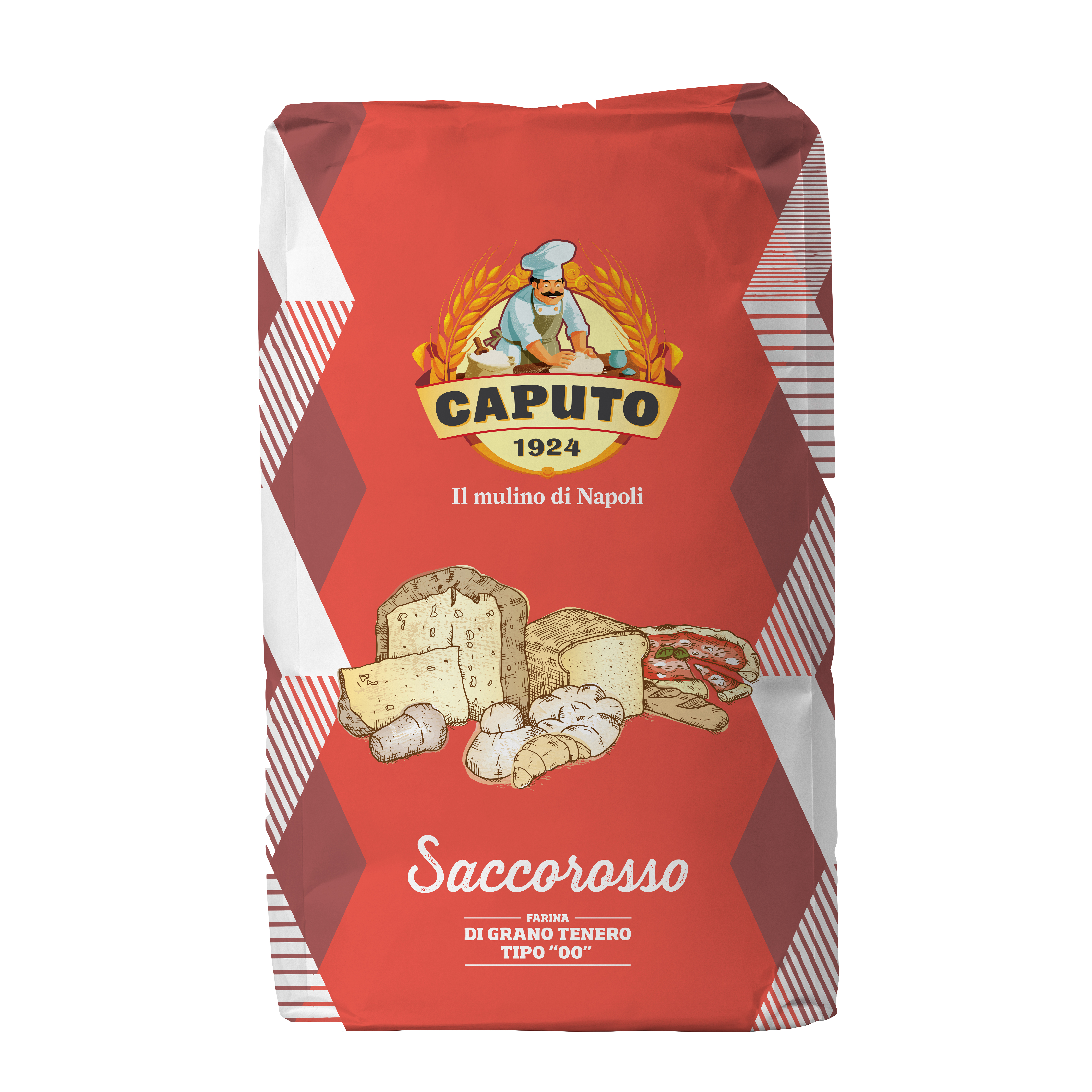 FARINE ROUGE 25KG GRANO TENERO TIPO 00 NAPOLI