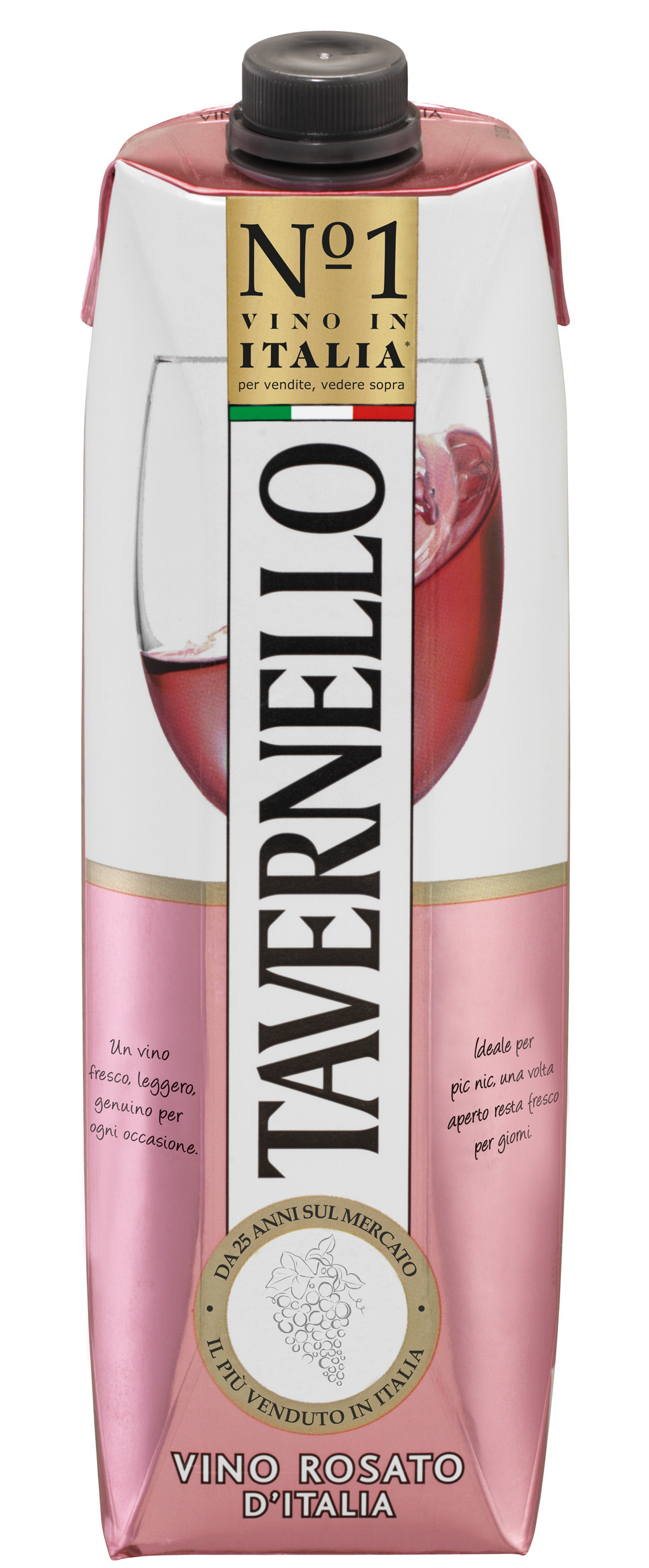 VIN DE TABLE ROSE TETRA BRIK 1L - 11%