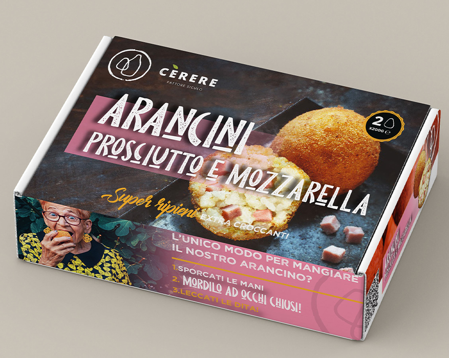 ARANCINI PROSCIUTTO E FORMAGGIO (2X200G)