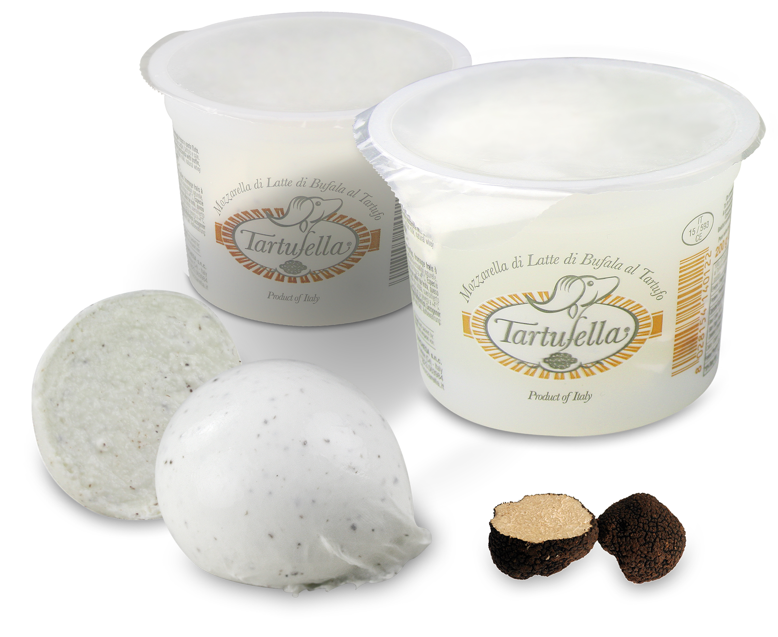 MOZZA DE BUFFLONNE A LA TRUFFE 125G DOP TARTUFELLA