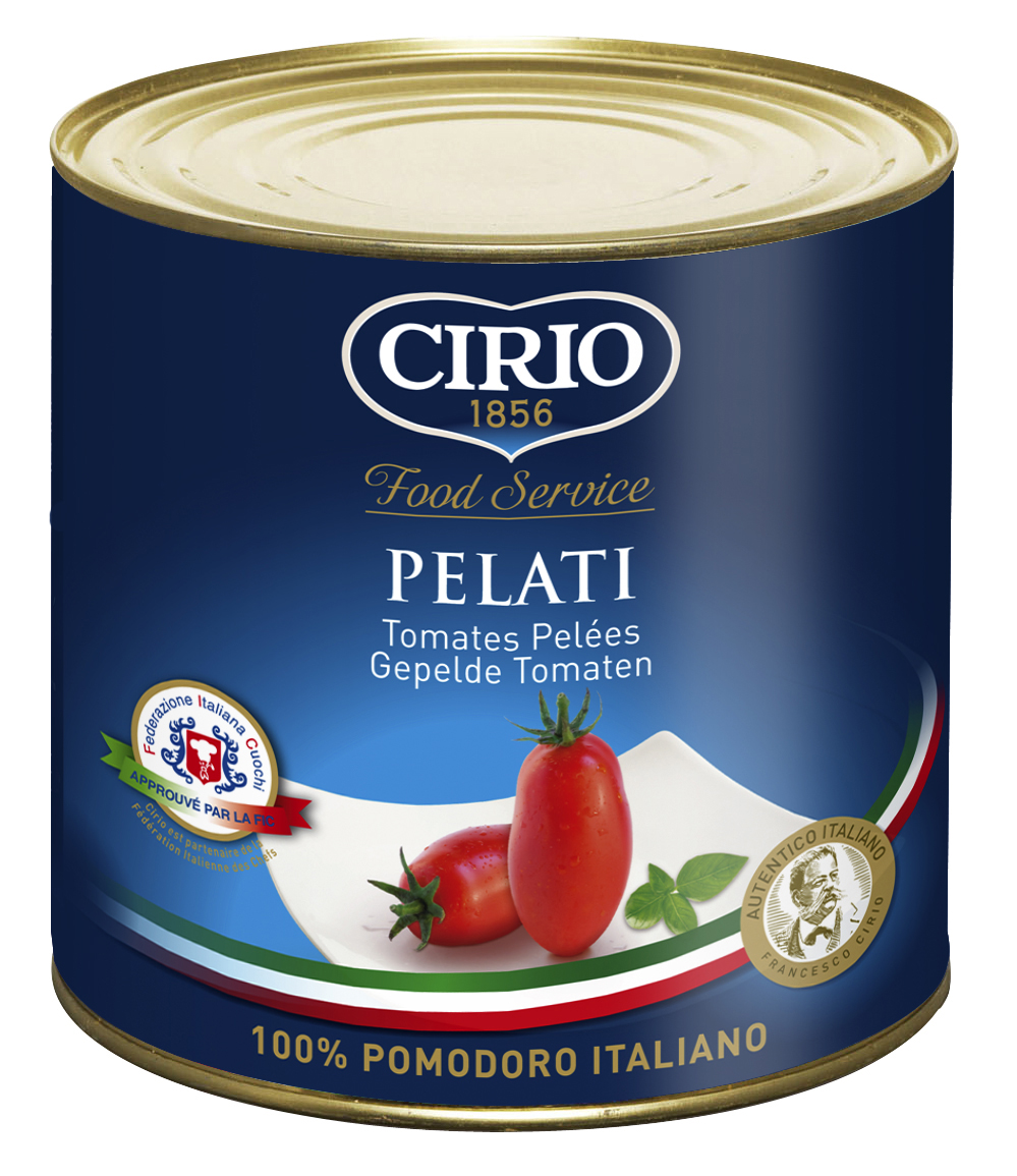 TOMATES PELEES ENTIERES AU JUS 2.5KG (3/1) (1.5KG)