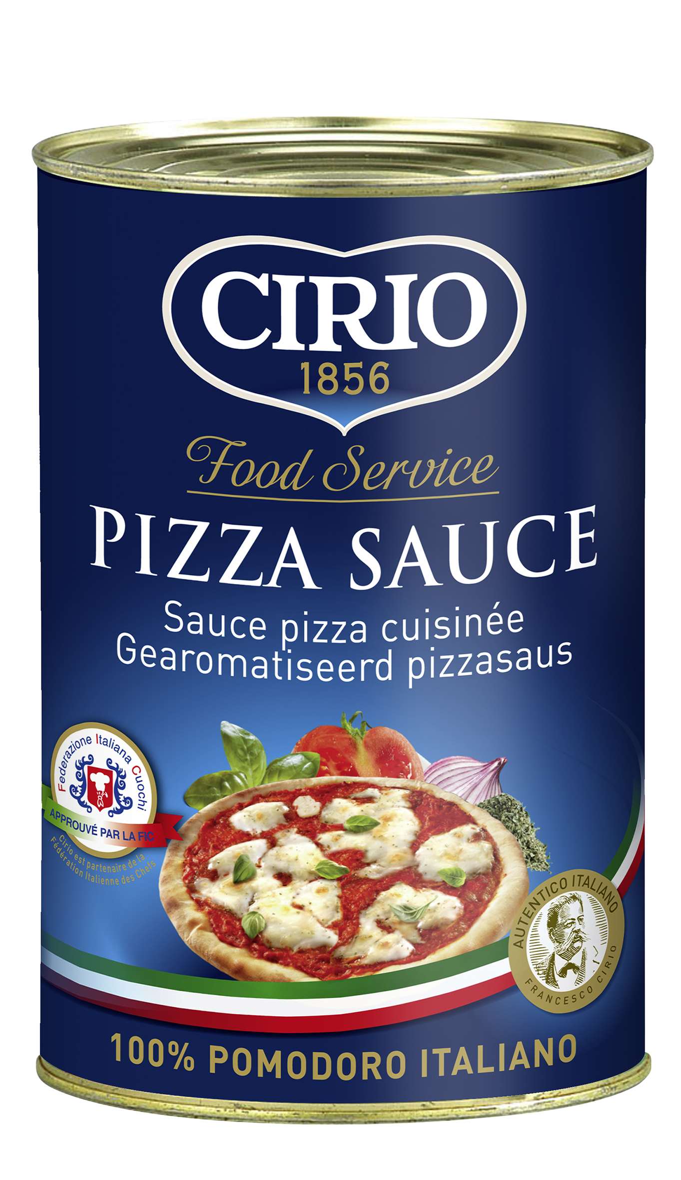 SAUCE PIZZA AROMATISEE CUISINEE 4.1KG