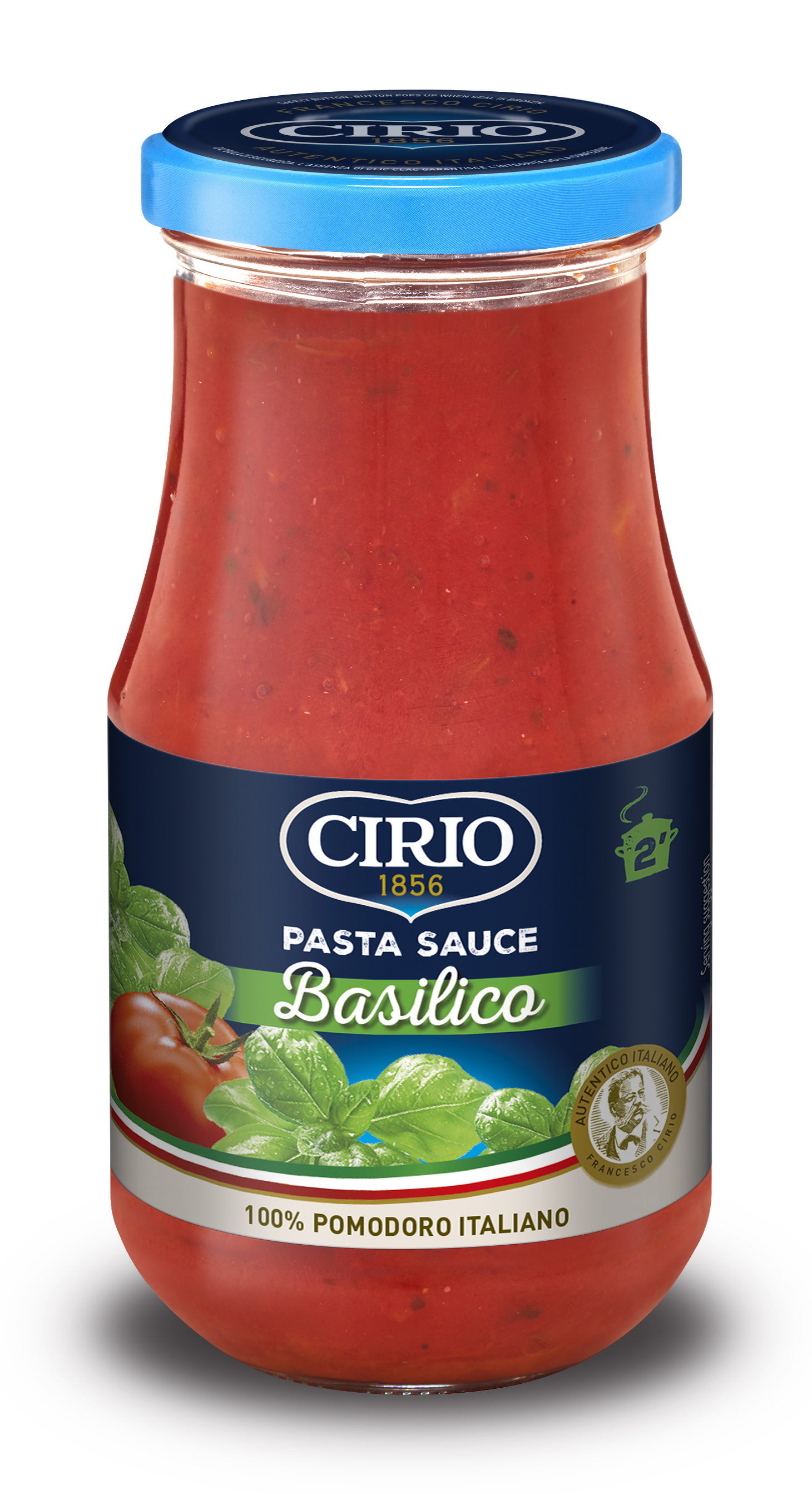 SAUCE BASILIC 420G POUR PATES