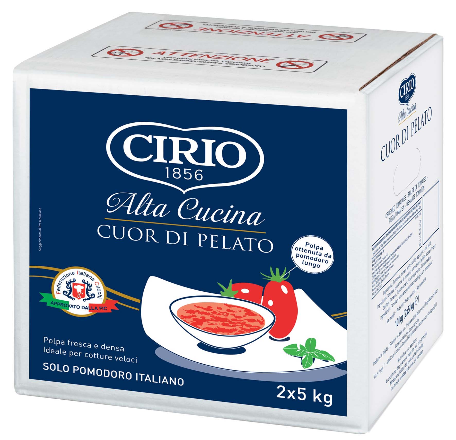 CUOR DI PELATO POLPA 10KG (2X5KG) DENSE