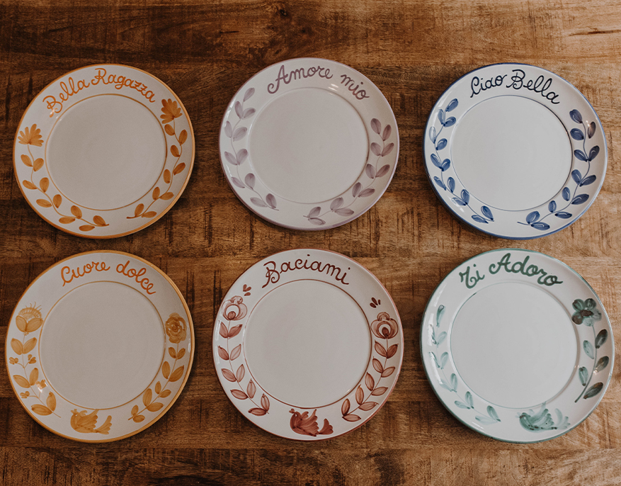ASSIETTE PLATE 27CM + DECO
