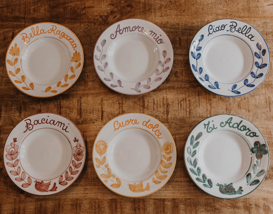 ASSIETTE CREUSE 23CM + DECO