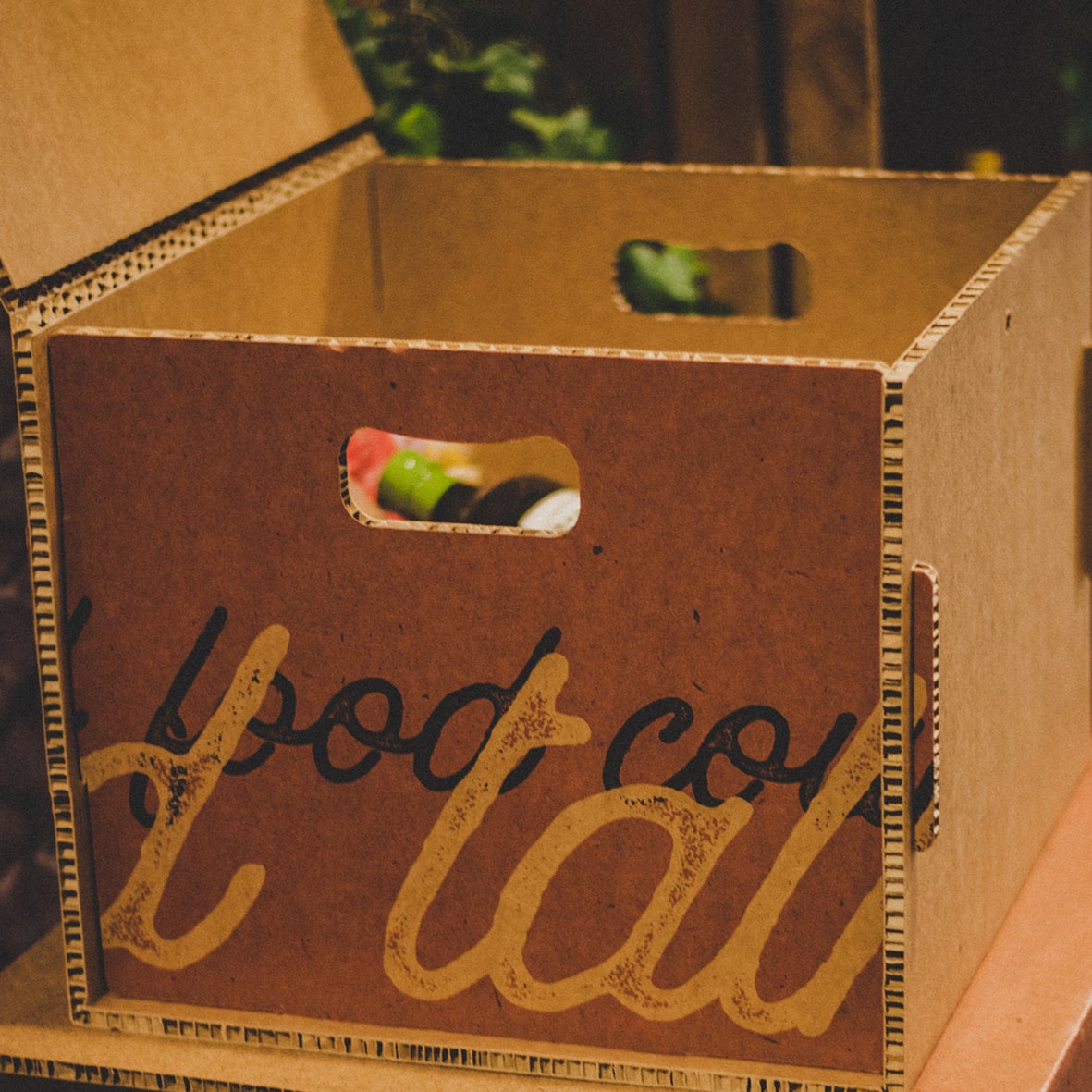BOÎTE CADEAUX "FOOD DESIGN" 49X50X39 CM