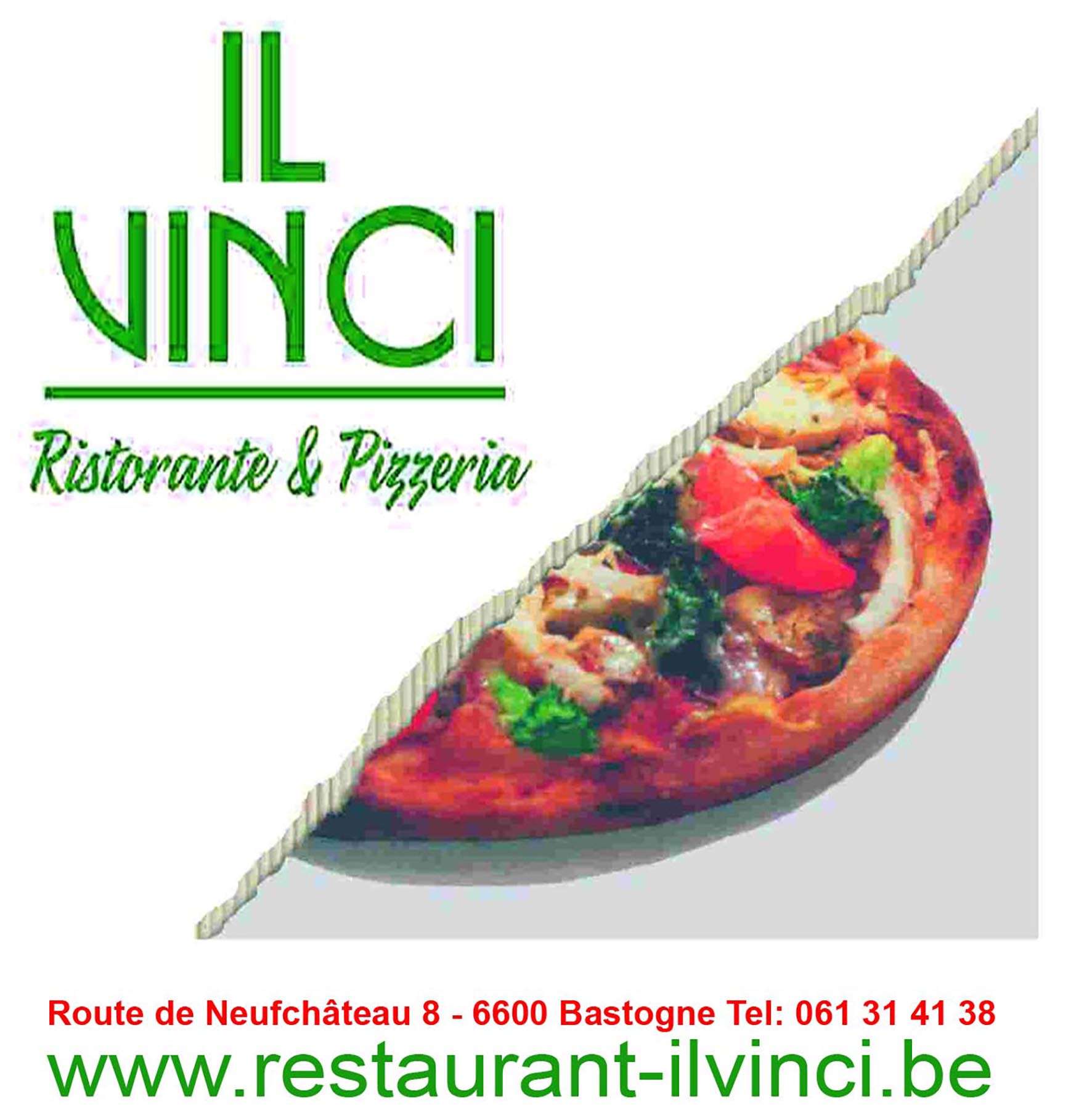 CARTON PIZZA IL VINCI -33X33X4 VEG FRANCIA