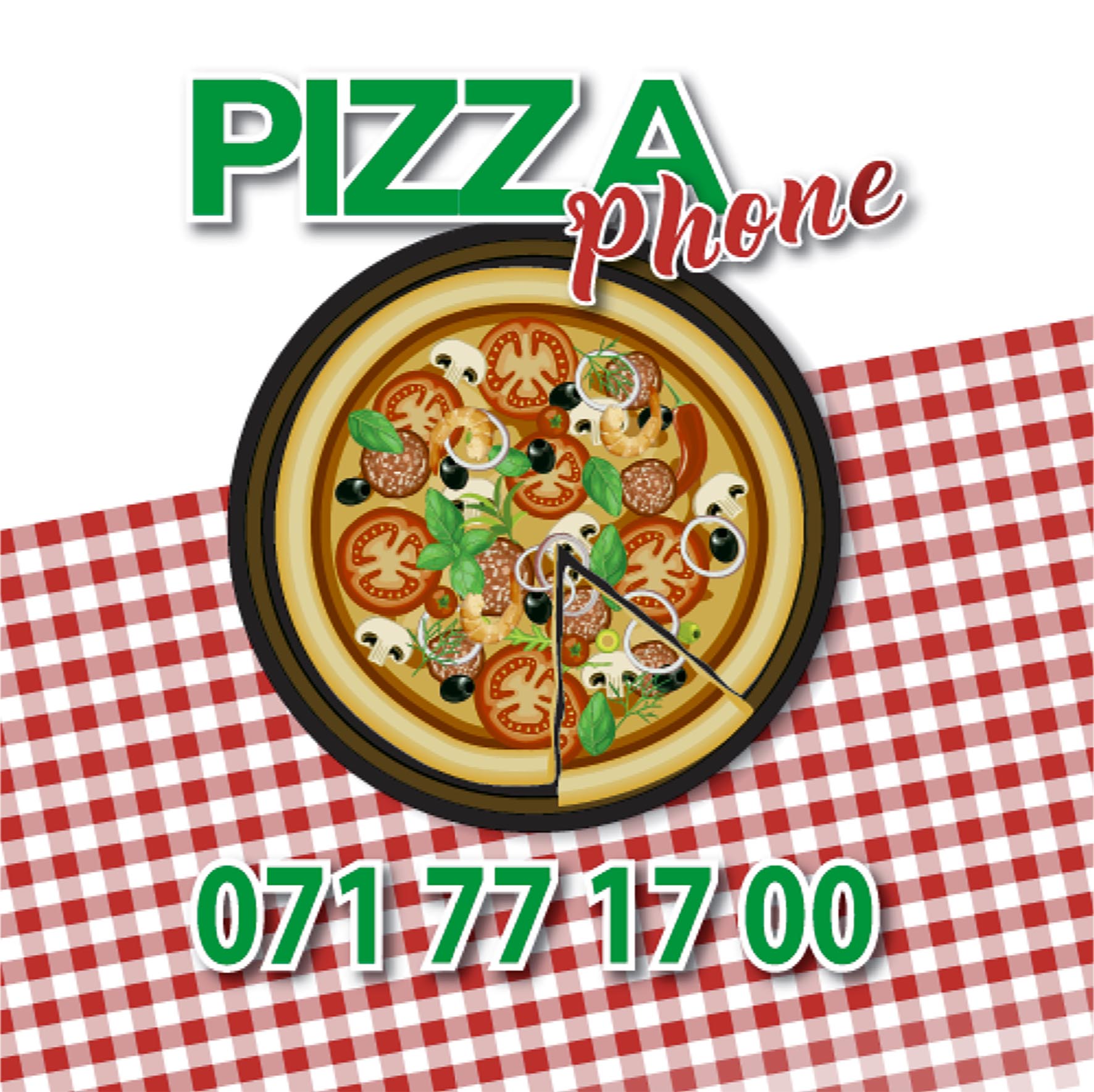 CARTON PIZZA PHONE 33X33X4 FRANCIA***