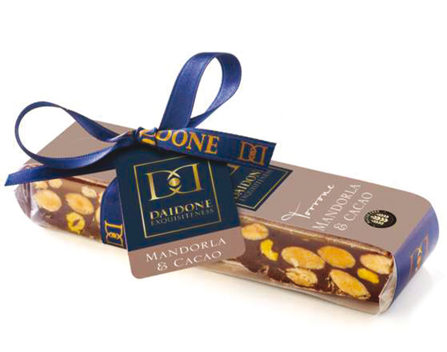 TORRONE CACAO AMANDES 150G BAR