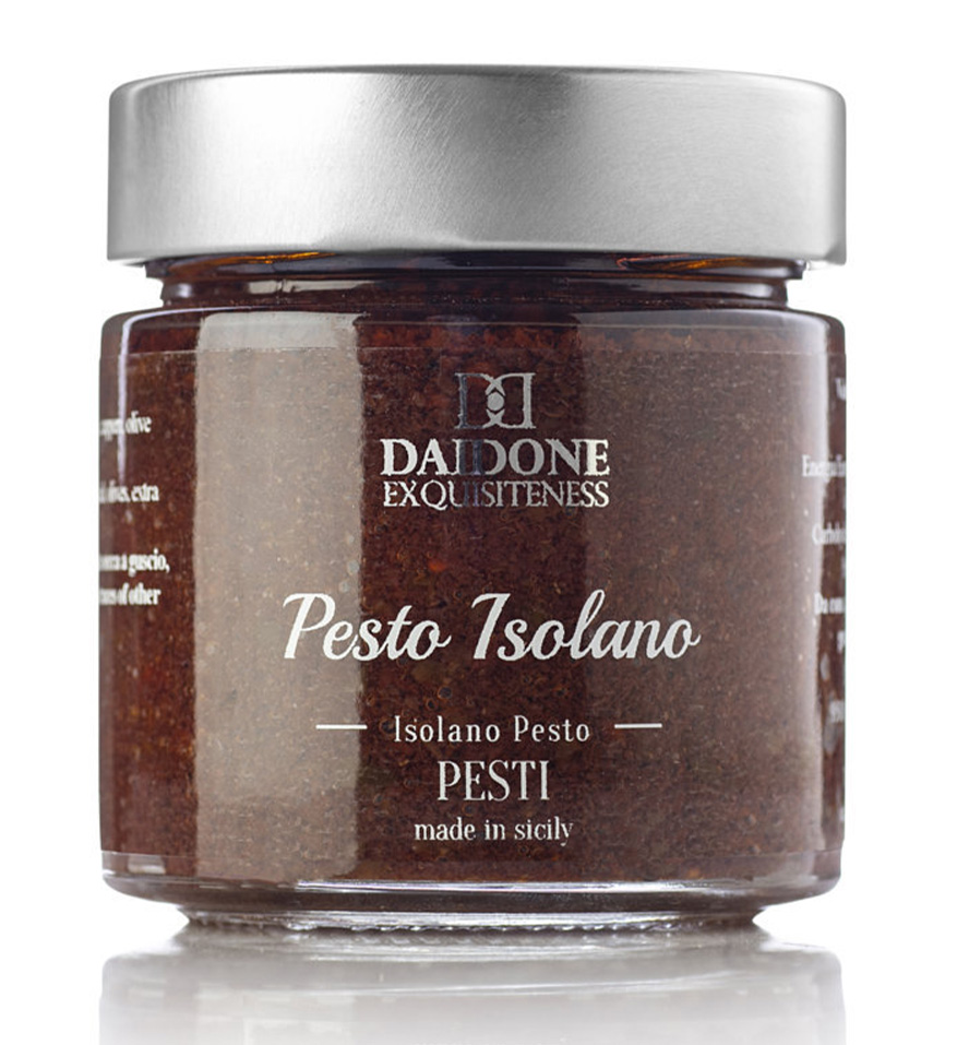 PESTO ISOLANO 200G-TOMATE CAPRES OLIVES NOIRES