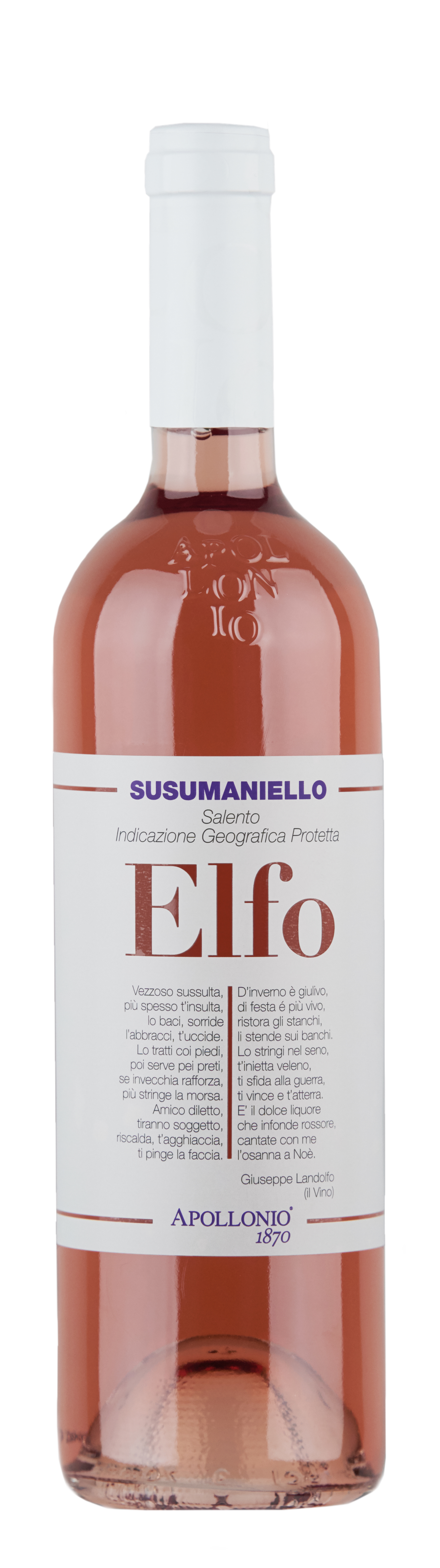 SUSUMANIELLO ROSE SALENTO IGP 75CL *** 3BTL