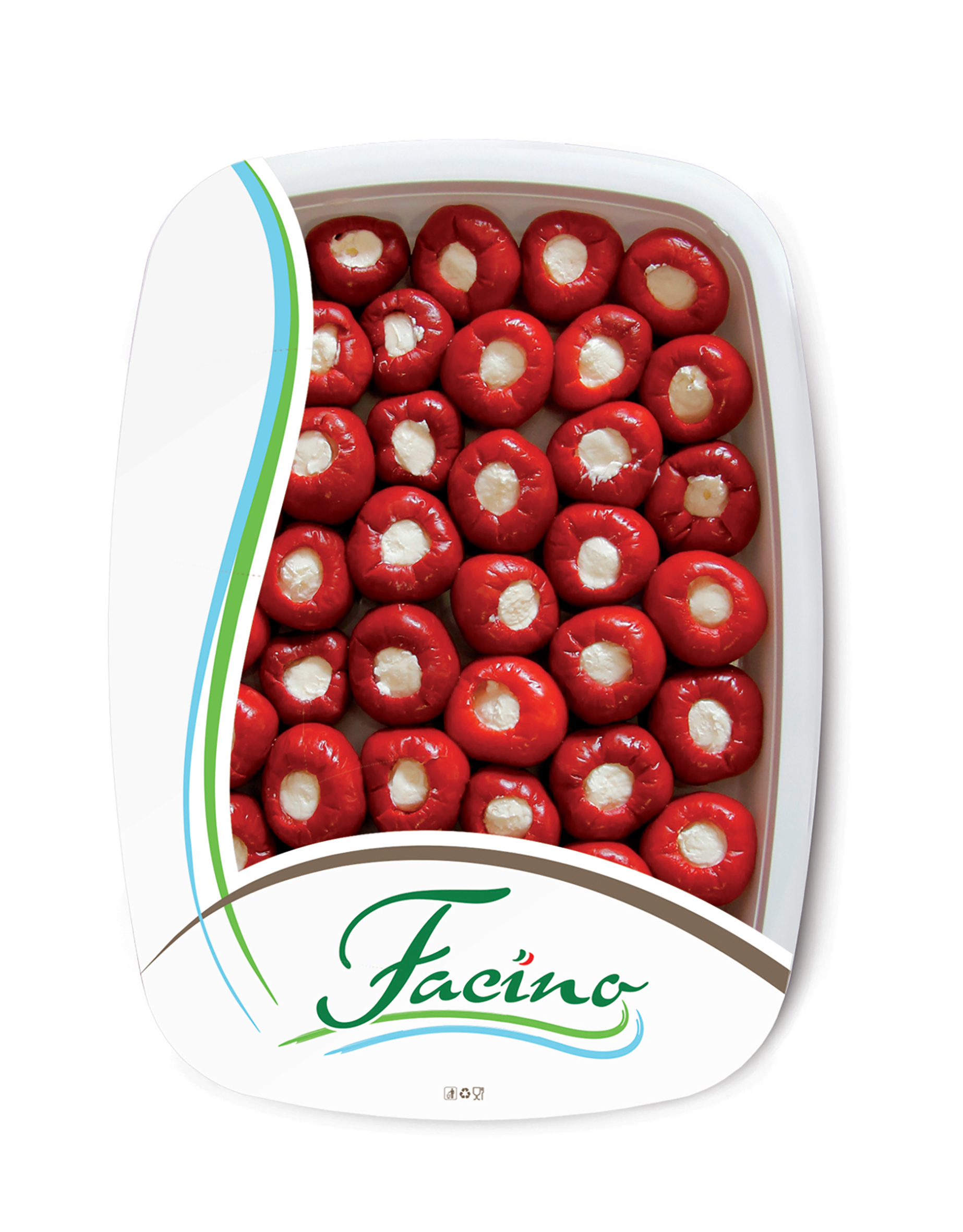 POIVRONS FARCIS AU FROMAGE 1KG (+/-30PC)