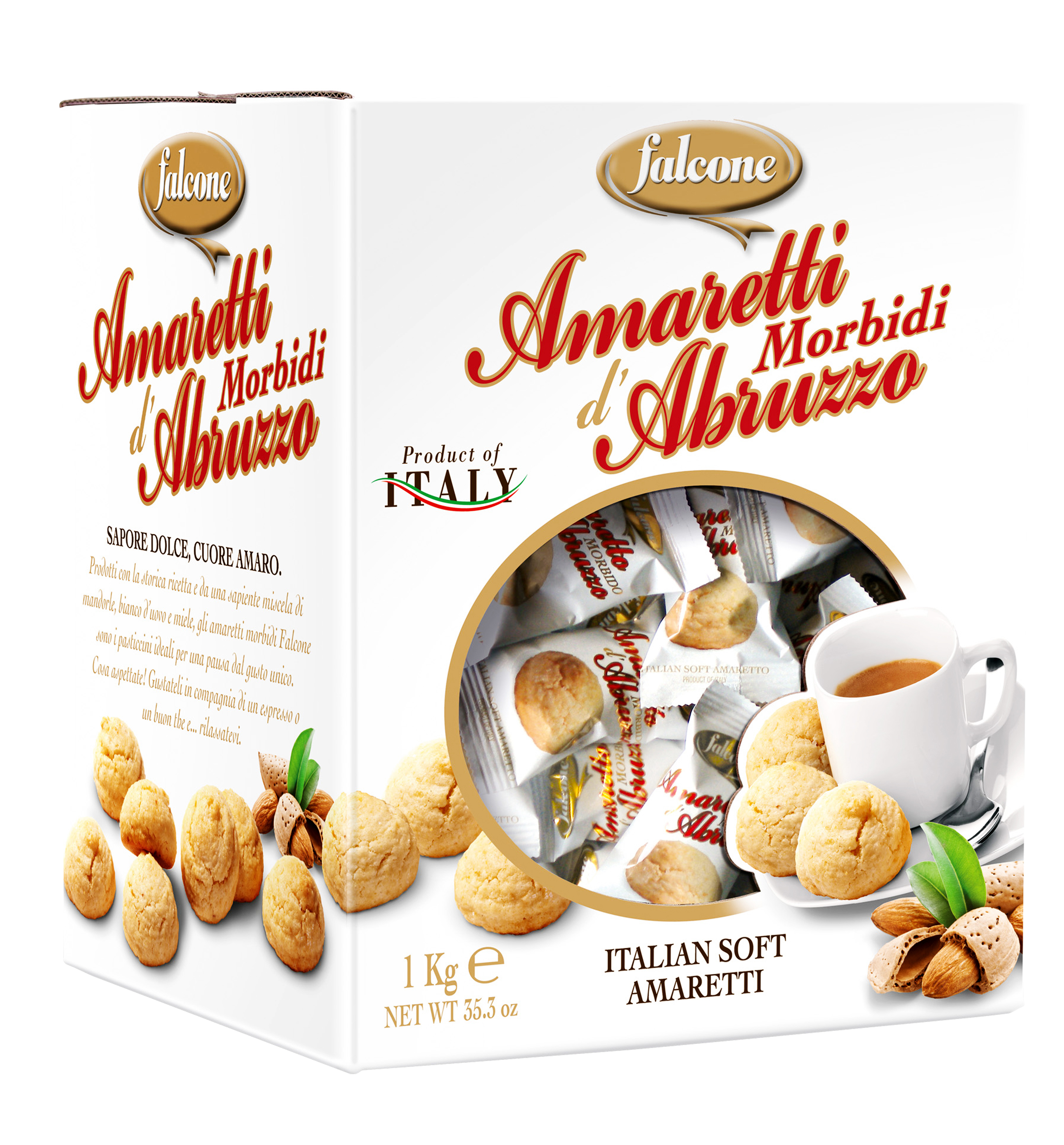 AMARETTI TENDRES 1KG BOITE (100 PC)