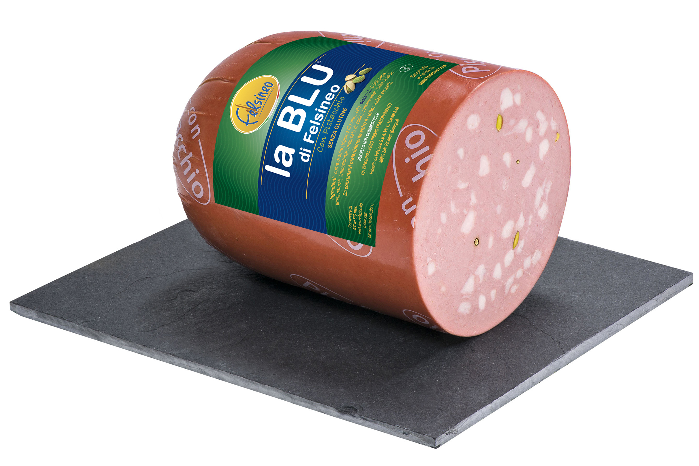 MORTADELLA 7KG PISTACHE BOLOGNA IGP 1/2 DIA:21CM