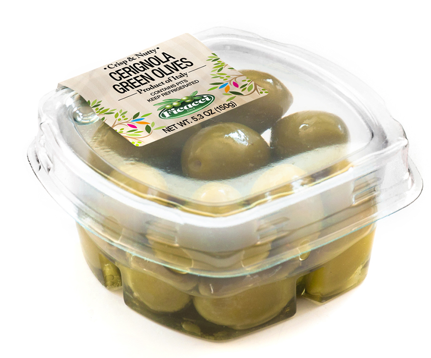 OLIVES CERIGNOLA VERTES ENTIERES 150G