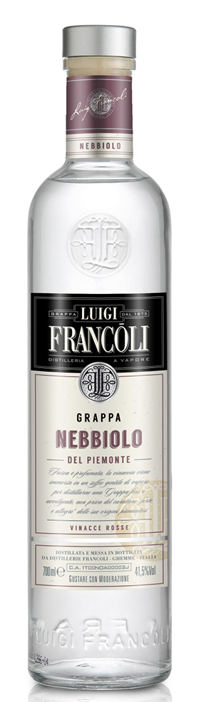 GRAPPA NEBBIOLO PIEMONTE 41.5% 70CL (BLANCHE)