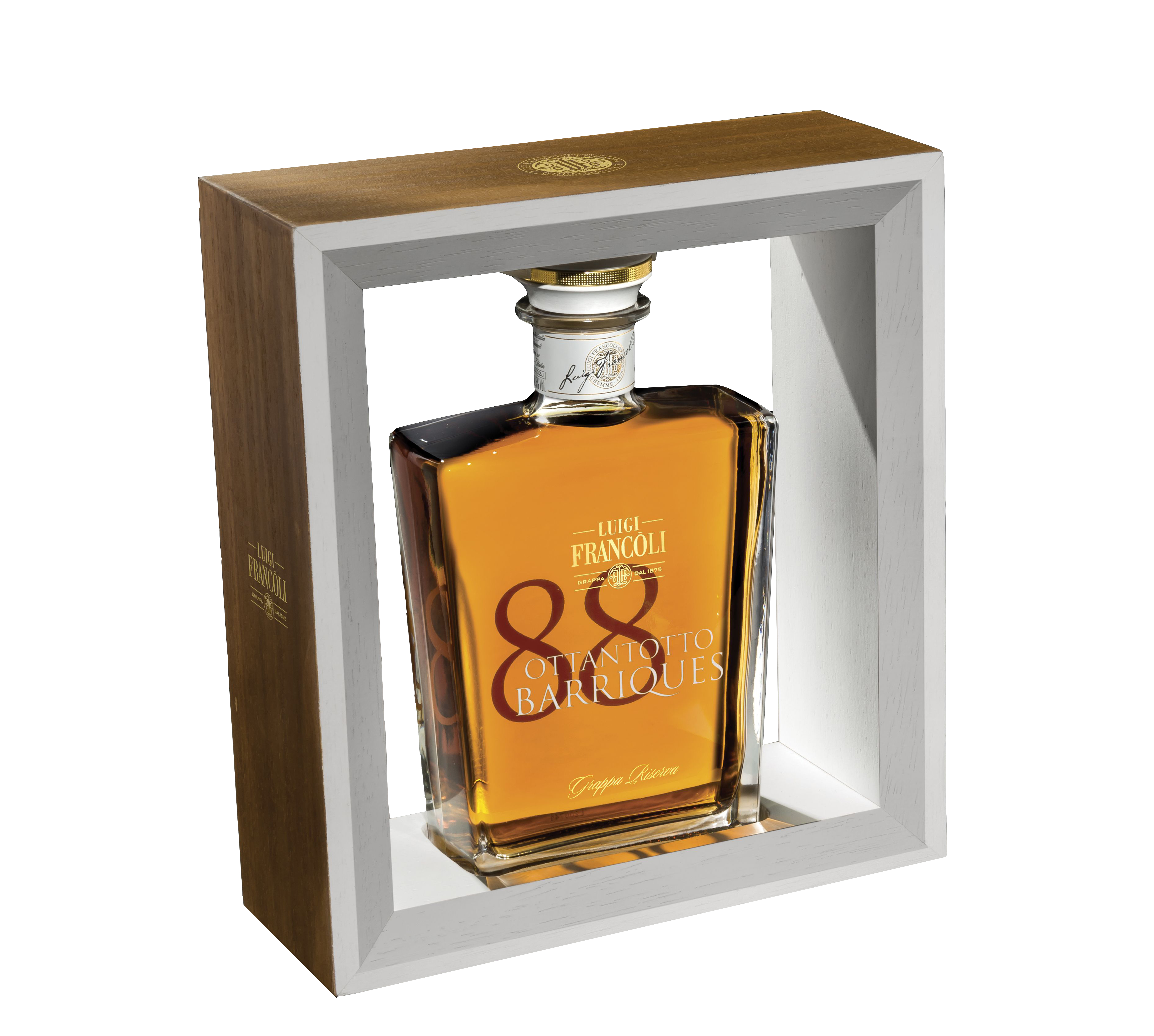 GRAPPA 88 BARIQUES RISERVA FRAMED ART 70CL 42.5%