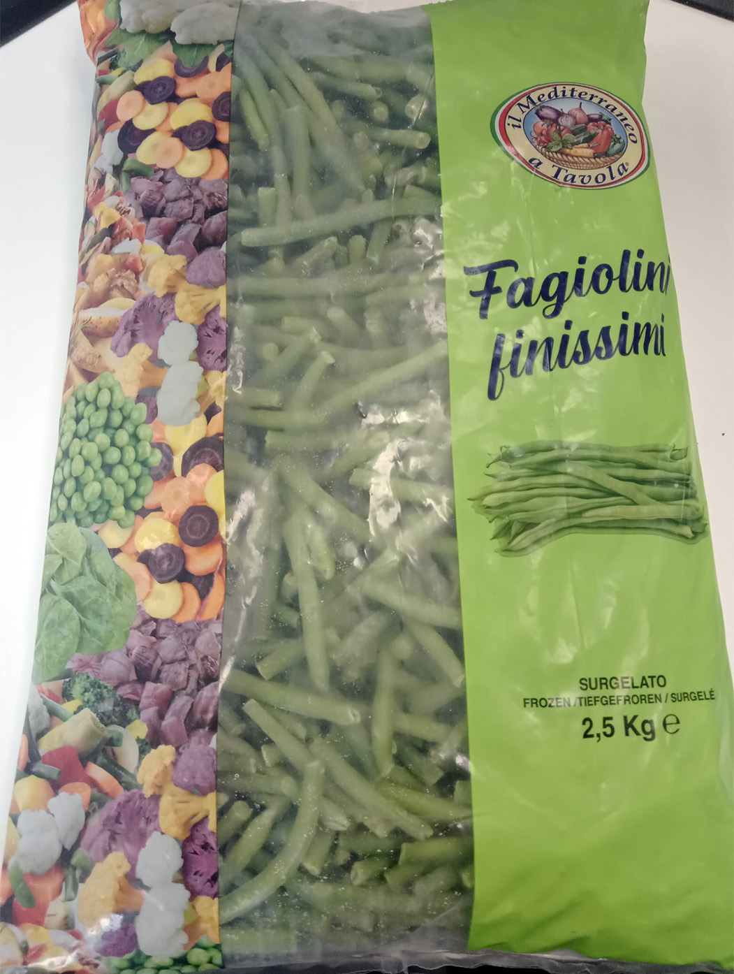 HARICOTS FINS 2.5KG SURGELES***