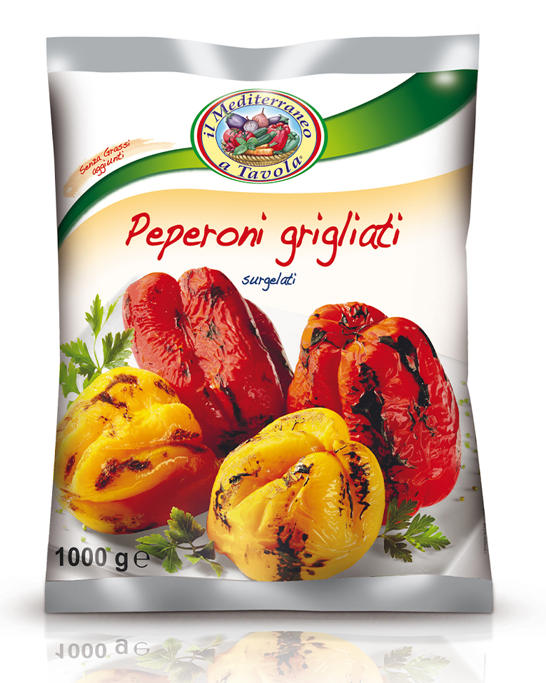 POIVRONS ENTIERS  N/J/V 1KG SURGELES