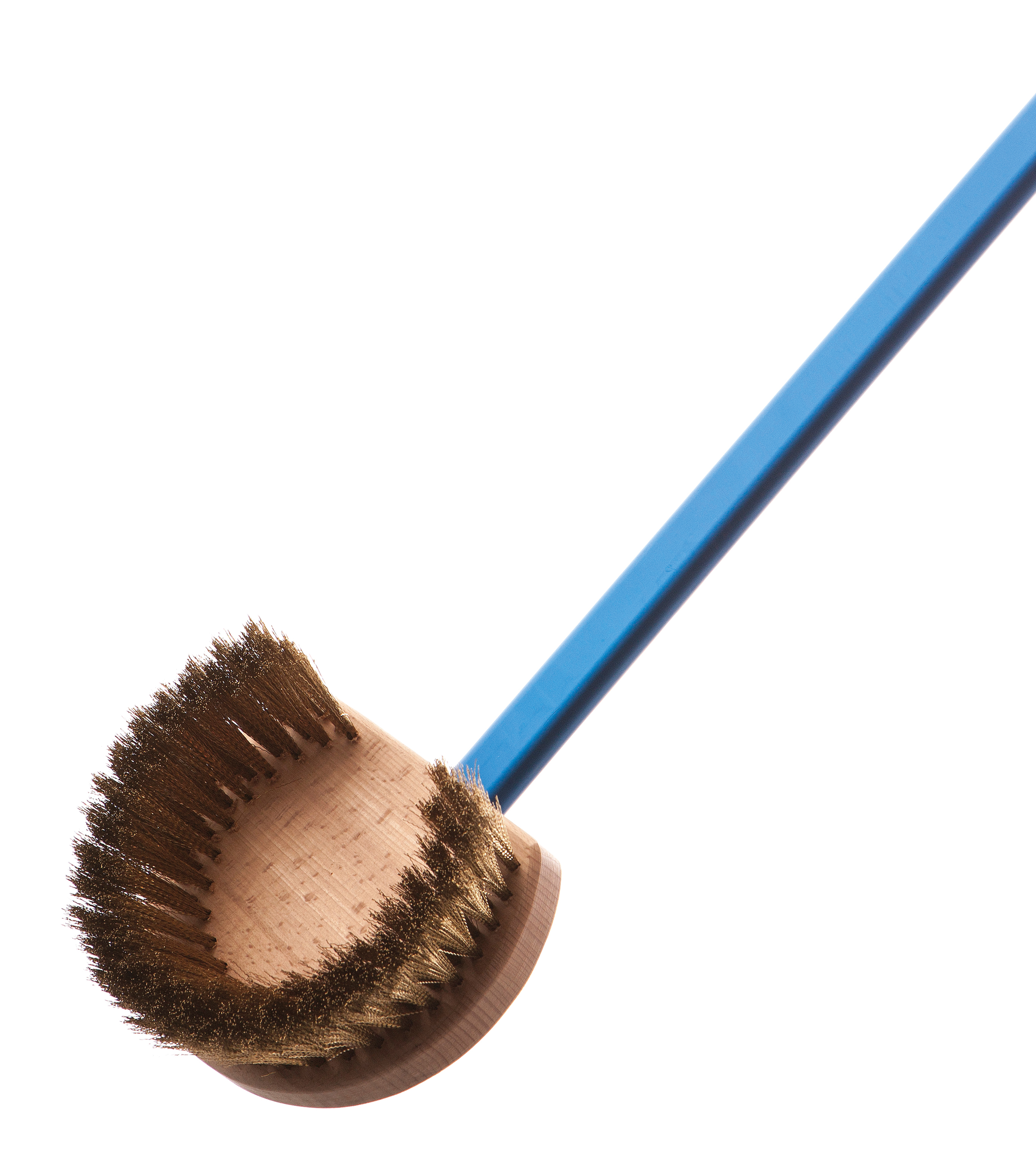 BROSSE ORIENTABLE EN LAITON TETE RONDE 1.5M