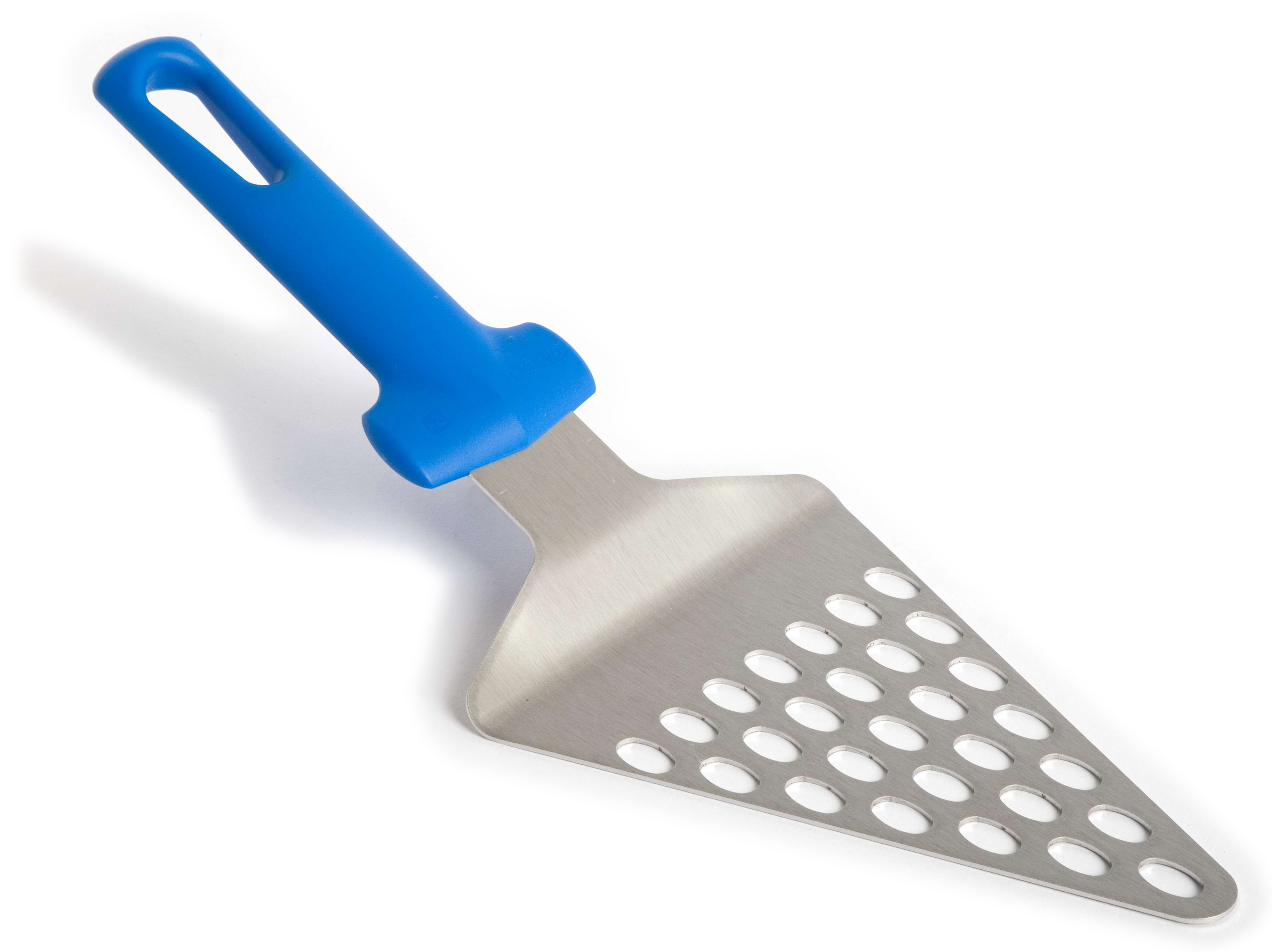 PELLE TRIANGULAIRE PERFOREE ACIER INOX 12X16CM