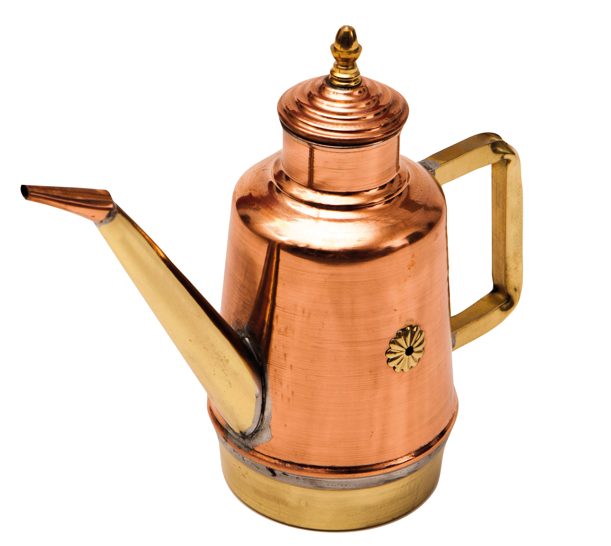 HUILIER EN CUIVRE ET LAITON 1L