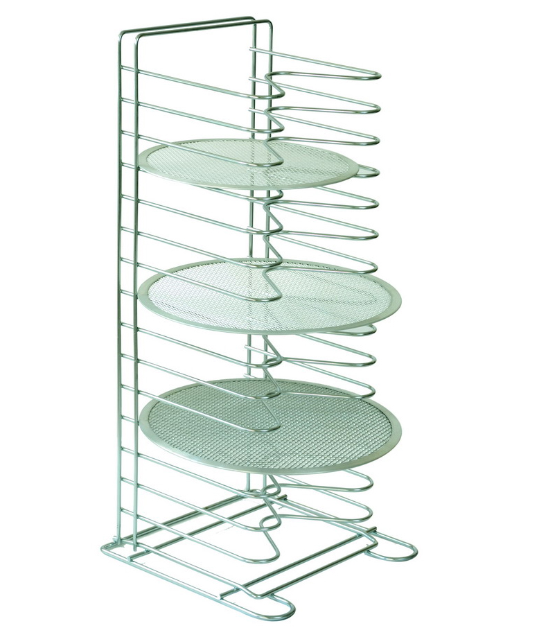 RATELIER ACIER CHROME 15 GRILLES - JUSQUE DIA 36CM