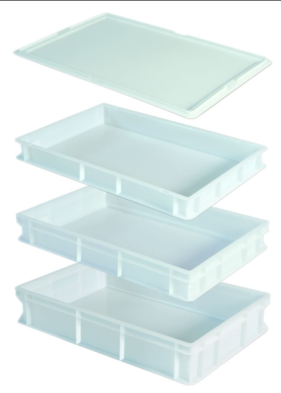 BAC 10CM PATONS PLASTIQUE 60X40X10 RENFORCE